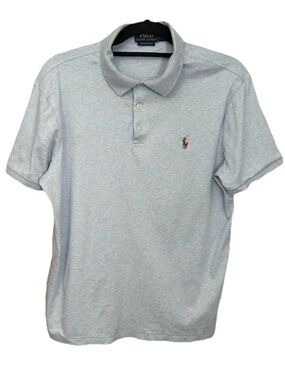 Polo by Ralph Lauren Light Blue Short-Sleeve Polo with Embroidered Pony